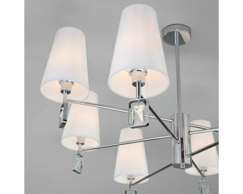 Сделать заказ Люстра на штанге Eurosvet 60137/8 хром| VIVID-LIGHT.RU