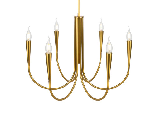 Заказать Люстра на штанге Freya FR5253PL-06BS| VIVID-LIGHT.RU