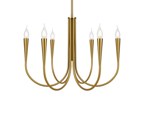 Заказать Люстра на штанге Freya FR5253PL-06BS| VIVID-LIGHT.RU