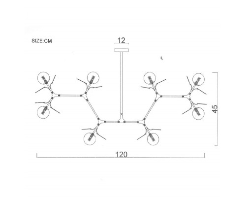 Сделать заказ Люстра на штанге ImperiumLoft 191894-26| VIVID-LIGHT.RU