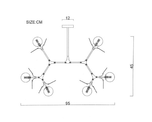 Сделать заказ Люстра на штанге ImperiumLoft 191897-26| VIVID-LIGHT.RU