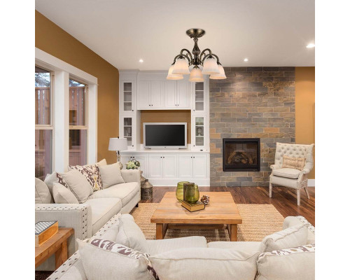 Оформить заказ Люстра на штанге Escada 1114/5PL Bronze| VIVID-LIGHT.RU