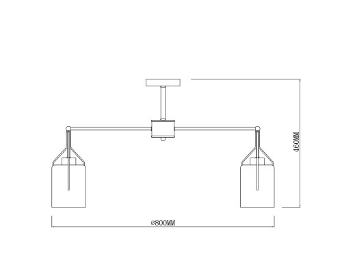 Купить Люстра на штанге Escada 688/8P| VIVID-LIGHT.RU