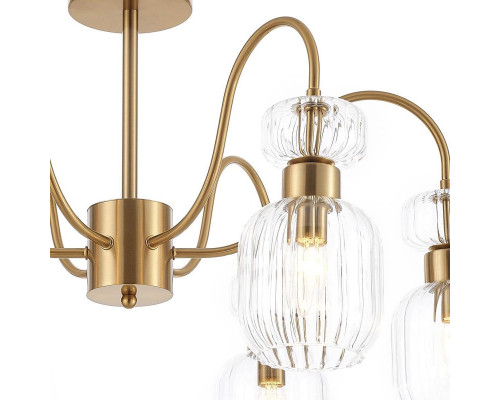 Купить Люстра на штанге Escada 1141/6PL Clear| VIVID-LIGHT.RU