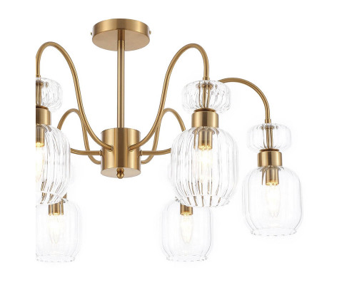 Купить Люстра на штанге Escada 1141/6PL Clear| VIVID-LIGHT.RU