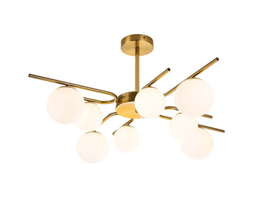 Оформить заказ Люстра на штанге Escada 642/8P Brass| VIVID-LIGHT.RU