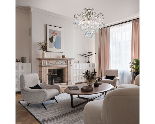 Заказать Люстра на штанге Escada 643/4P Silver| VIVID-LIGHT.RU