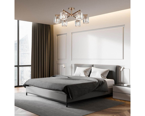 Купить Люстра на штанге Escada 692/6P Сopper| VIVID-LIGHT.RU