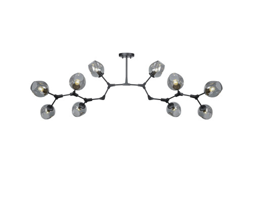 Оформить заказ Люстра на штанге AM Group LOFT-10 BK| VIVID-LIGHT.RU