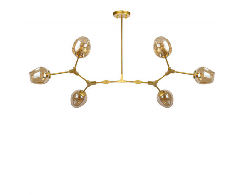 Купить Люстра на штанге AM Group LOFT-6 GL| VIVID-LIGHT.RU