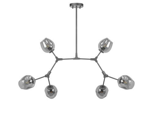 Купить Люстра на штанге AM Group LOFT-6 BK| VIVID-LIGHT.RU