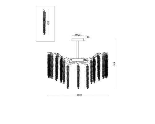 Заказать Люстра на штанге Freya FR1010CL-08G| VIVID-LIGHT.RU