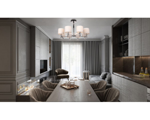 Купить Люстра на штанге Escada 667/8P| VIVID-LIGHT.RU