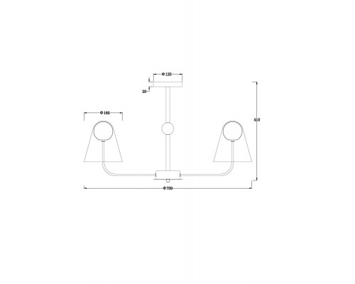 Купить Люстра на штанге Freya FR5382PL-05BS| VIVID-LIGHT.RU