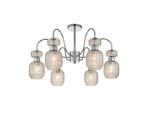 Сделать заказ Люстра на штанге Escada 1141/6PL Chrome/Beige| VIVID-LIGHT.RU