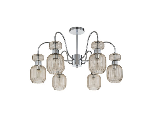 Сделать заказ Люстра на штанге Escada 1141/6PL Chrome/Beige| VIVID-LIGHT.RU