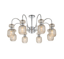 Люстра на штанге Escada 1141/8PL Chrome/Beige