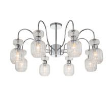 Люстра на штанге Escada 1141/8PL Chrome/Clear