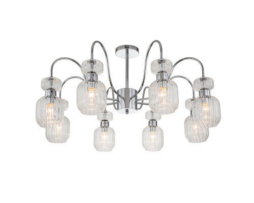 Заказать Люстра на штанге Escada 1141/8PL Chrome/Clear| VIVID-LIGHT.RU
