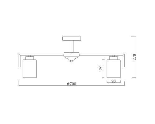Сделать заказ Люстра на штанге Escada 1142/7P Gold| VIVID-LIGHT.RU
