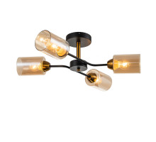 Люстра на штанге Escada 1131/4P Black/Gold