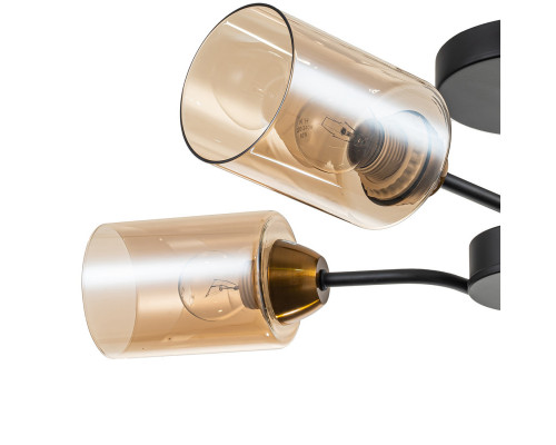 Купить Люстра на штанге Escada 1131/4P Black/Gold| VIVID-LIGHT.RU