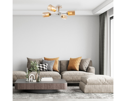 Оформить заказ Люстра на штанге Escada 1131/4P White/Gold| VIVID-LIGHT.RU