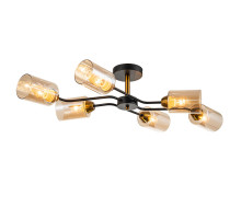 Люстра на штанге Escada 1131/6P Black/Gold