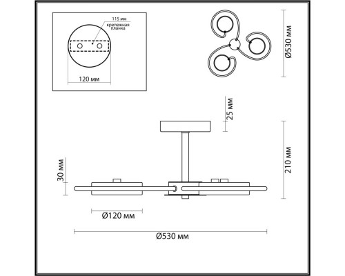Оформить заказ Люстра на штанге LUMION 5657/36CL| VIVID-LIGHT.RU