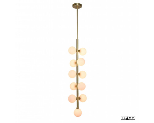 Оформить заказ Люстра на штанге iLamp 777P/11 GL-WH| VIVID-LIGHT.RU