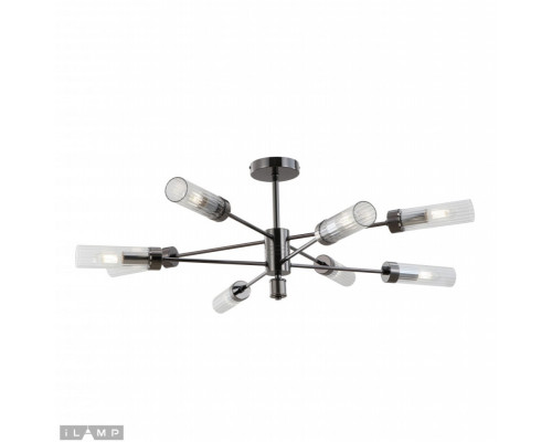 Сделать заказ Люстра на штанге iLamp 15609-8 AN+CL| VIVID-LIGHT.RU
