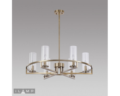 Сделать заказ Люстра на штанге iLamp 6806-6 QGD| VIVID-LIGHT.RU