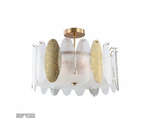 Купить Люстра на штанге iLamp 15552-6 ANB+MULT| VIVID-LIGHT.RU