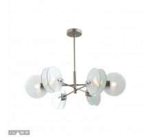 Люстра на штанге iLamp 15598-6 SN+CL