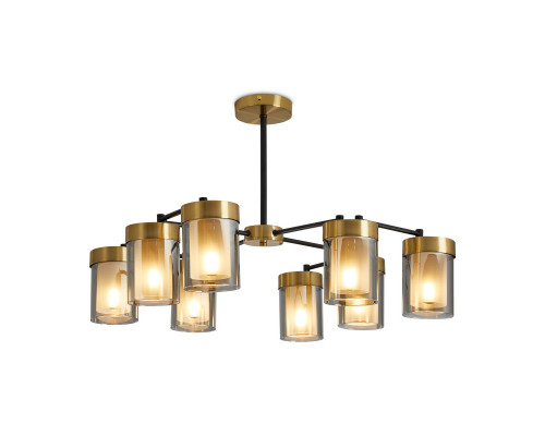 Оформить заказ Люстра на штанге Freya FR5432PL-08BBS| VIVID-LIGHT.RU