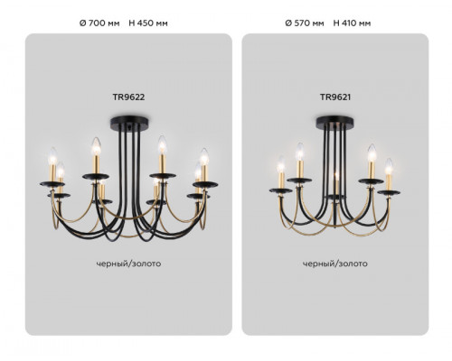 Сделать заказ Люстра на штанге Ambrella Light TR9621| VIVID-LIGHT.RU