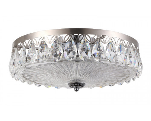 Сделать заказ Накладная люстра Crystal Lux CANARIA PL6 D480 NICKEL| VIVID-LIGHT.RU