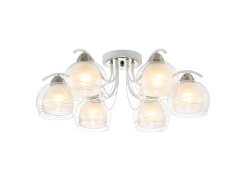 Оформить заказ Накладная люстра Freya FR5052-CL-06-W| VIVID-LIGHT.RU