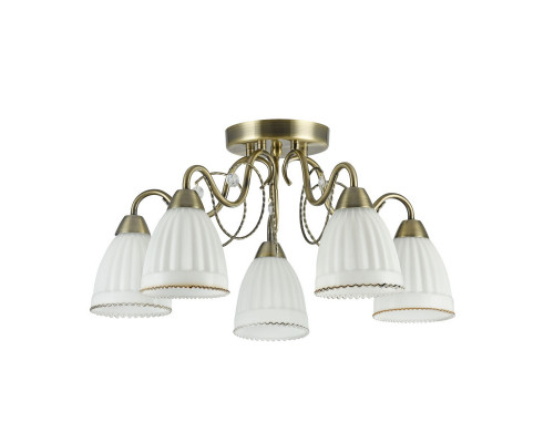 Оформить заказ Накладная люстра Freya FR2757-PL-05-BZ| VIVID-LIGHT.RU