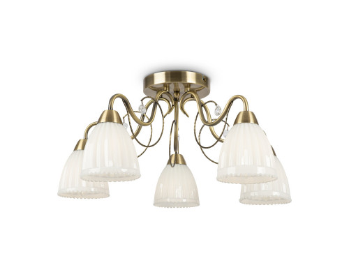 Оформить заказ Накладная люстра Freya FR2757-PL-05-BZ| VIVID-LIGHT.RU