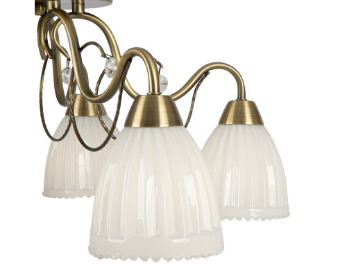 Оформить заказ Накладная люстра Freya FR2757-PL-05-BZ| VIVID-LIGHT.RU