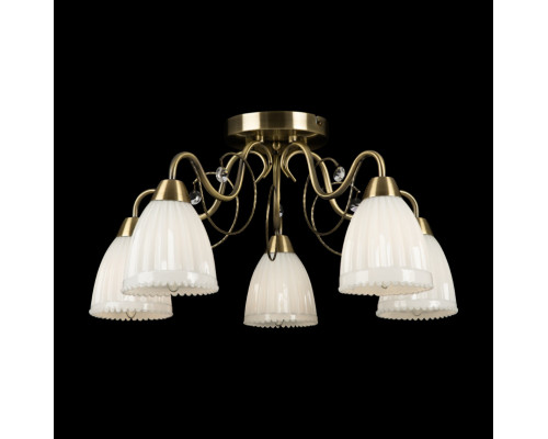 Оформить заказ Накладная люстра Freya FR2757-PL-05-BZ| VIVID-LIGHT.RU