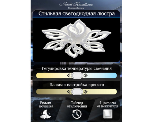 Заказать Накладная люстра Natali Kovaltseva LED LAMPS 81241| VIVID-LIGHT.RU