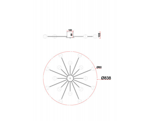 Оформить заказ Накладная люстра Freya FR5242CL-16BS| VIVID-LIGHT.RU
