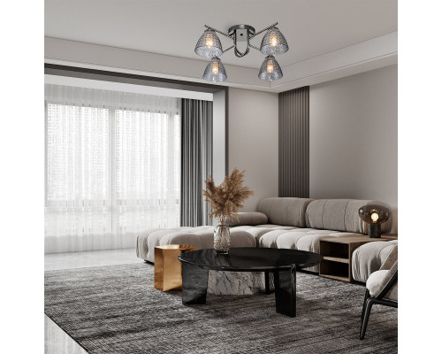 Купить Накладная люстра Escada 659/4PL Black| VIVID-LIGHT.RU