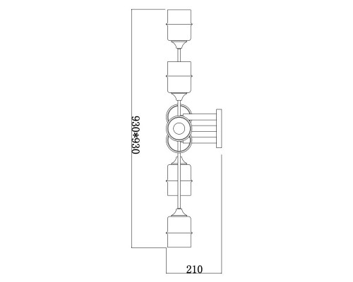 Сделать заказ Накладная люстра Escada 699/8P| VIVID-LIGHT.RU