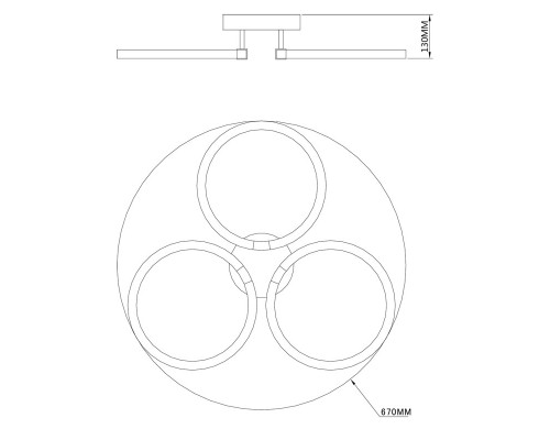 Сделать заказ Накладная люстра Escada 10279/3LED| VIVID-LIGHT.RU