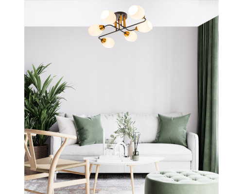 Заказать Накладная люстра Escada 1132/6P Black| VIVID-LIGHT.RU