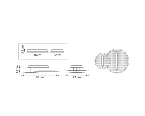 Купить Накладная люстра Lightstar 738053| VIVID-LIGHT.RU