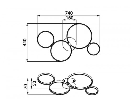 Заказать Накладная люстра Maytoni MOD448CL-L35WK| VIVID-LIGHT.RU